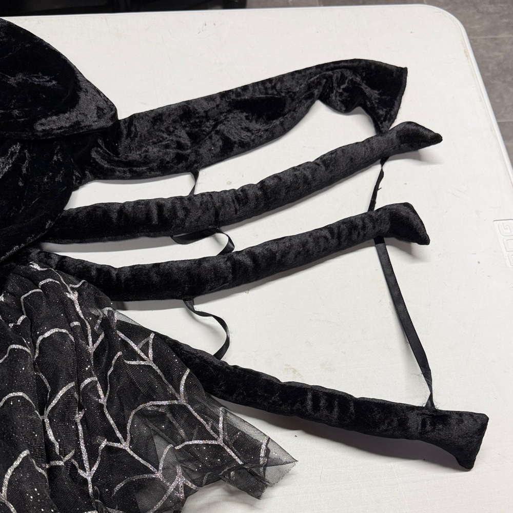 Spider Web Black Kids Costume - Picture 3 of 5